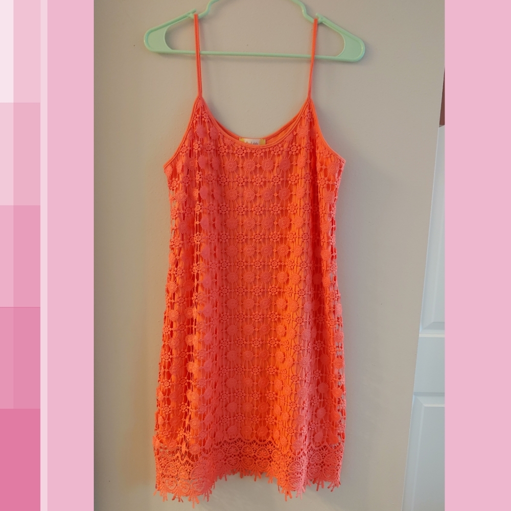Pink lace Sundress